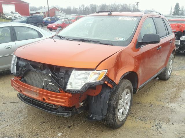 2FMDK36C57BA21493 - 2007 FORD EDGE SE ORANGE photo 2