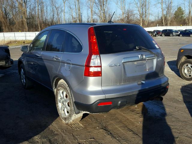 JHLRE48737C123594 - 2007 HONDA CR-V EXL SILVER photo 3