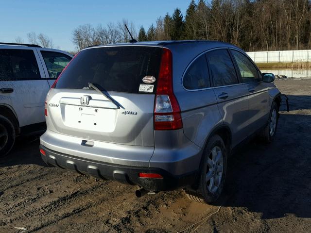 JHLRE48737C123594 - 2007 HONDA CR-V EXL SILVER photo 4