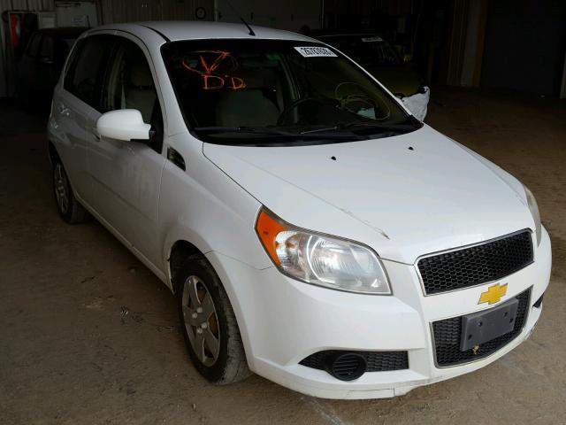 KL1TD6DE3BB116673 - 2011 CHEVROLET AVEO LS WHITE photo 1