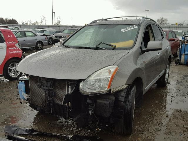 JN8AS5MV9CW352548 - 2012 NISSAN ROGUE S GRAY photo 2