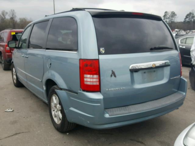 2A8HR54149R556025 - 2009 CHRYSLER TOWN & COU BLUE photo 3