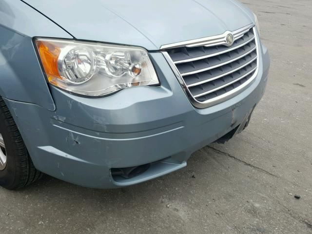 2A8HR54149R556025 - 2009 CHRYSLER TOWN & COU BLUE photo 9