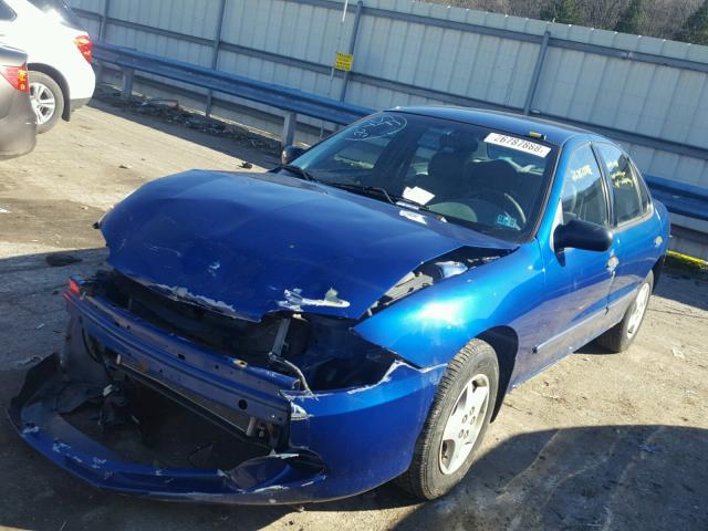 1G1JC52F557115128 - 2005 CHEVROLET CAVALIER BLUE photo 2