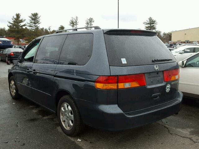 5FNRL18673B140078 - 2003 HONDA ODYSSEY EX BLUE photo 3