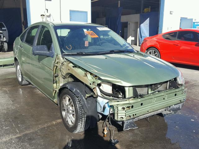 1FAHP35N48W121911 - 2008 FORD FOCUS SE GREEN photo 1