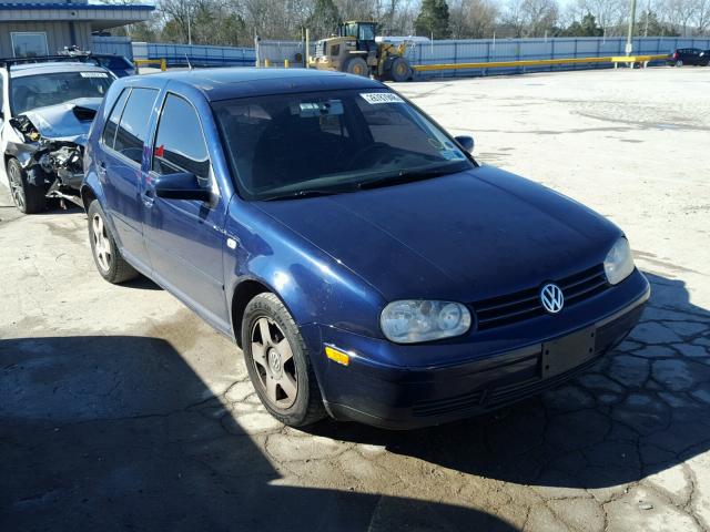 9BWGP61J724037570 - 2002 VOLKSWAGEN GOLF GLS T BLUE photo 1