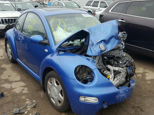 3VWCS21C71M429109 - 2001 VOLKSWAGEN NEW BEETLE 蓝色 照片 1