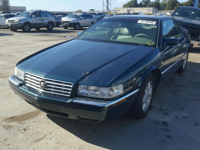 1G6EL12Y2XU605391 - 1999 CADILLAC ELDORADO GREEN photo 2