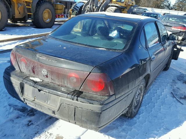 2G1WF55K619318334 - 2001 CHEVROLET IMPALA 黑色 照片 4