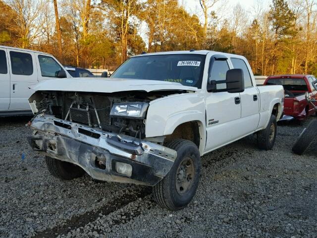 1GCHK23275F934649 - 2005 CHEVROLET SILVERADO WHITE photo 2