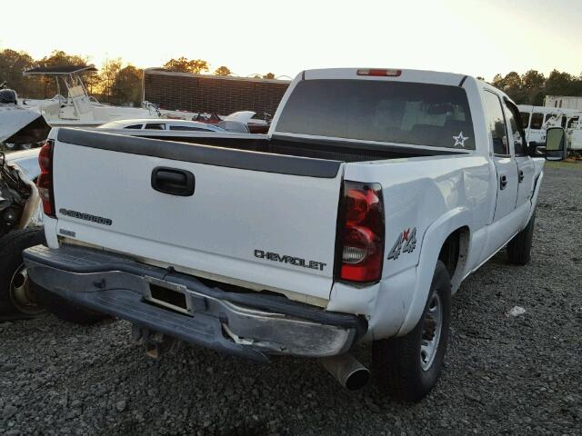 1GCHK23275F934649 - 2005 CHEVROLET SILVERADO WHITE photo 4