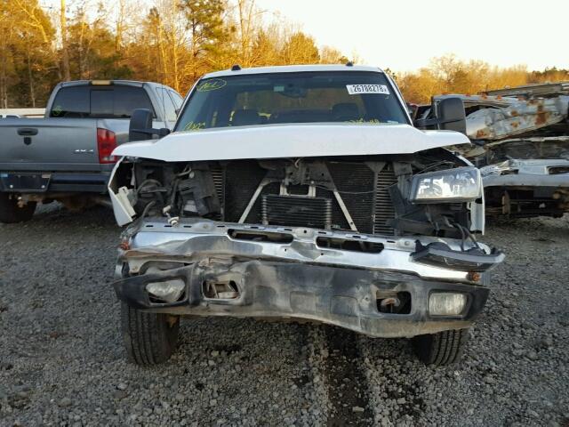 1GCHK23275F934649 - 2005 CHEVROLET SILVERADO WHITE photo 9