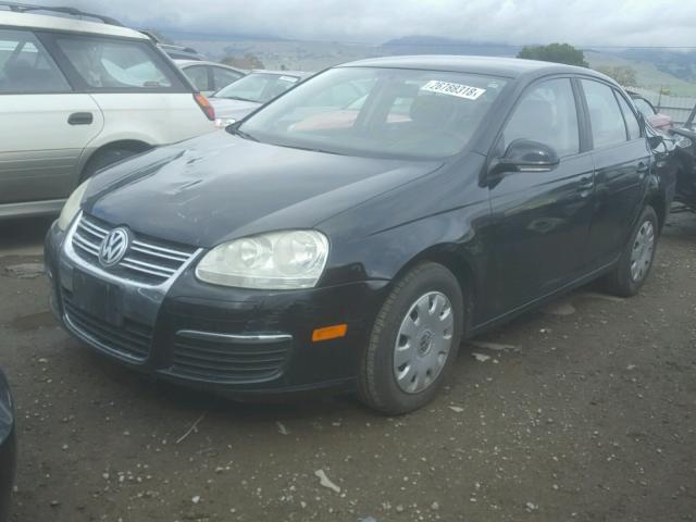 3VWPG71K56M652540 - 2006 VOLKSWAGEN JETTA VALU BLACK photo 2