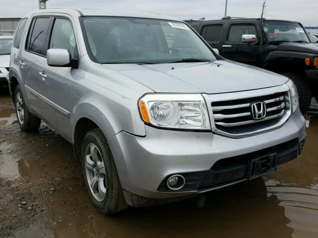 5FNYF4H54FB055294 - 2015 HONDA PILOT EXL SILVER photo 1