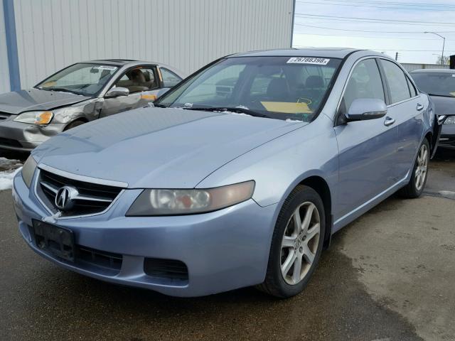 JH4CL96824C043912 - 2004 ACURA TSX BLUE photo 2