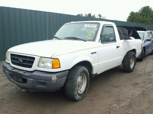 1FTYR10D93TA25547 - 2003 FORD RANGER WHITE photo 2