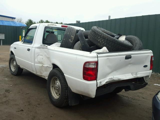 1FTYR10D93TA25547 - 2003 FORD RANGER WHITE photo 3