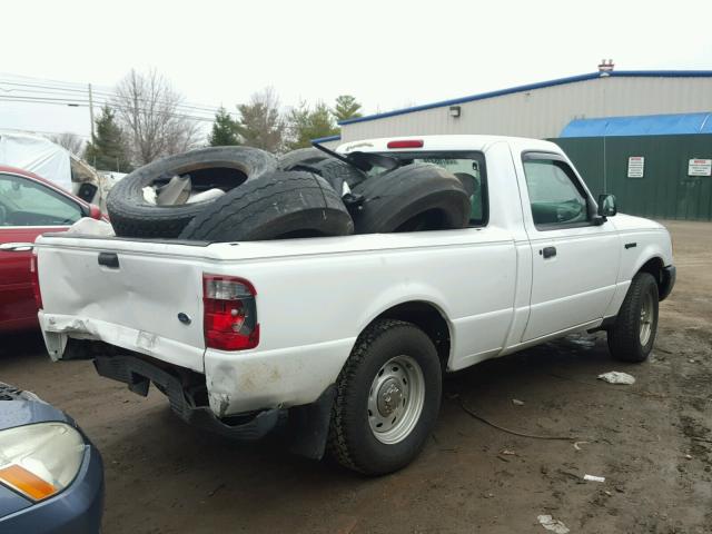 1FTYR10D93TA25547 - 2003 FORD RANGER WHITE photo 4