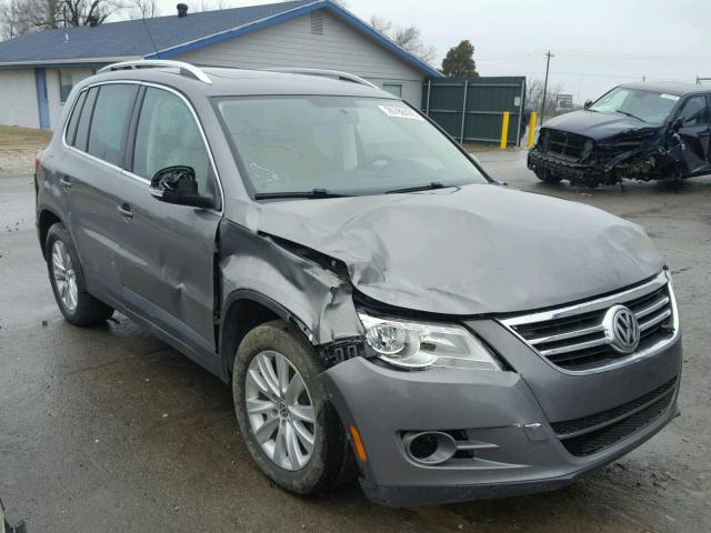 WVGAV7AX6AW504119 - 2010 VOLKSWAGEN TIGUAN S GRAY photo 1