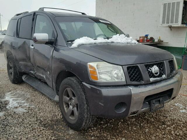 5N1AA08B35N707350 - 2005 NISSAN ARMADA SE CHARCOAL photo 1