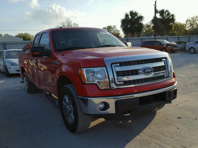 1FTFX1ET9DFA38599 - 2013 FORD F150 SUPER RED photo 1