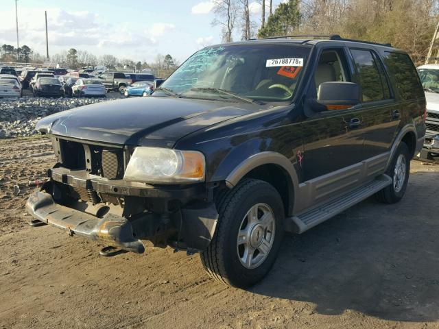 1FMFU18L73LB81339 - 2003 FORD EXPEDITION BLACK photo 2