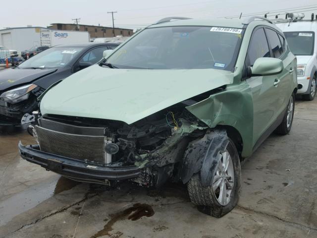 KM8JU3AC4BU201376 - 2011 HYUNDAI TUCSON GLS GREEN photo 2