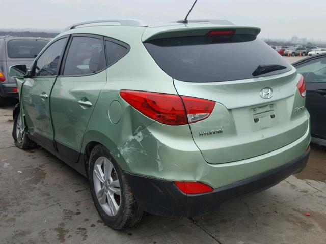 KM8JU3AC4BU201376 - 2011 HYUNDAI TUCSON GLS GREEN photo 3