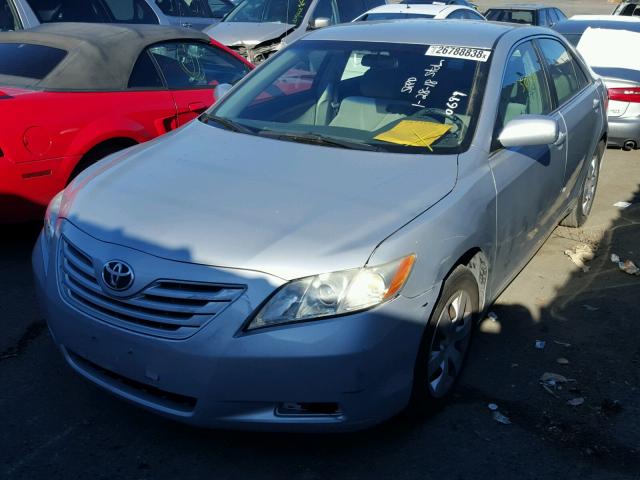 4T1BE46K37U060699 - 2007 TOYOTA CAMRY NEW SILVER photo 2