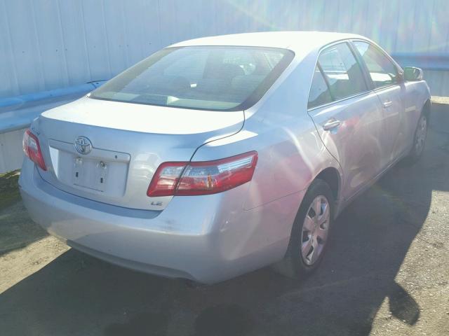 4T1BE46K37U060699 - 2007 TOYOTA CAMRY NEW SILVER photo 4