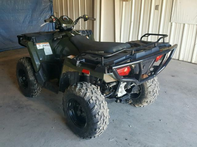 4XASEE577GA584857 - 2016 POLARIS SPORTSMAN GREEN photo 3