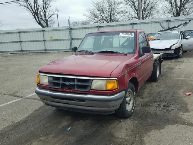 1FTCR10A1RTA39967 - 1994 FORD RANGER RED photo 2