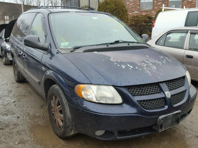 2D4GP44L74R515808 - 2004 DODGE GRAND CARA BLUE photo 1