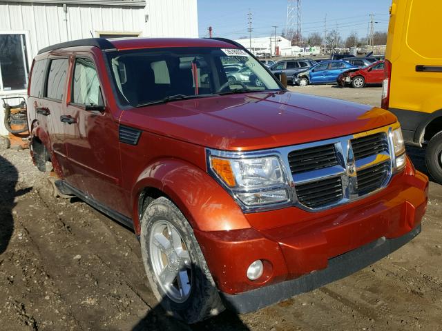 1D8GU28K68W120271 - 2008 DODGE NITRO SXT ORANGE photo 1