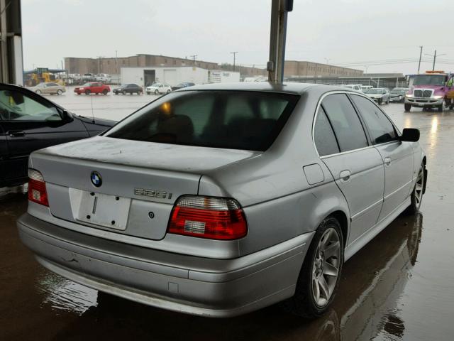 WBADT43463G030739 - 2003 BMW 525 I AUTO SILVER photo 4