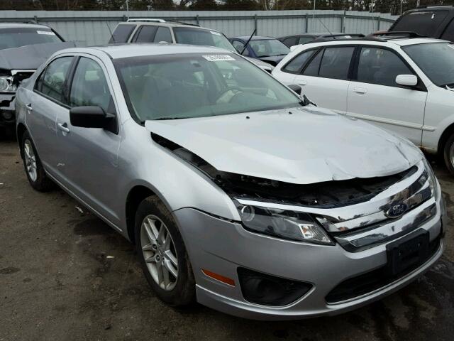 3FAHP0GA7BR184598 - 2011 FORD FUSION S SILVER photo 1