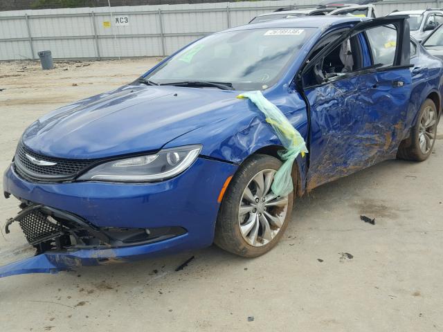 1C3CCCBG3FN518233 - 2015 CHRYSLER 200 S BLUE photo 9