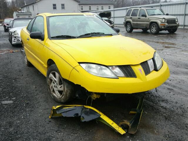 1G2JB12F747334579 - 2004 PONTIAC SUNFIRE YELLOW photo 1