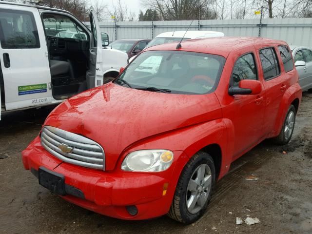 3GNBABDB4AS515470 - 2010 CHEVROLET HHR LT RED photo 2