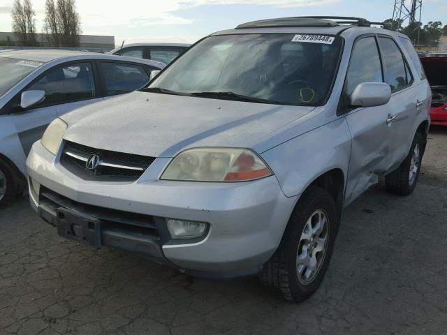 2HNYD18611H542558 - 2001 ACURA MDX TOURIN SILVER photo 2