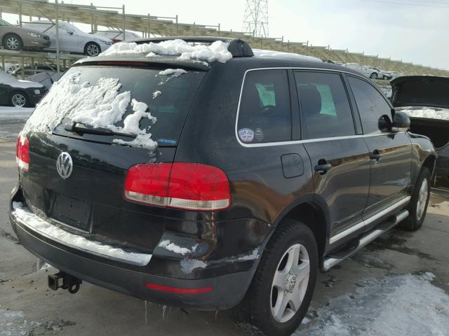 WVGZG77L95D053058 - 2005 VOLKSWAGEN TOUAREG 3. BLACK photo 4