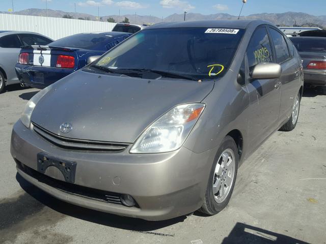 JTDKB20U553109657 - 2005 TOYOTA PRIUS BEIGE photo 2