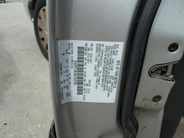 2FAFP71W36X103706 - 2006 FORD CROWN VICT SILVER photo 10