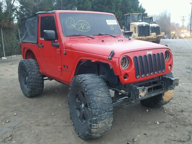 1J4FA241X9L758116 - 2009 JEEP WRANGLER X RED photo 1