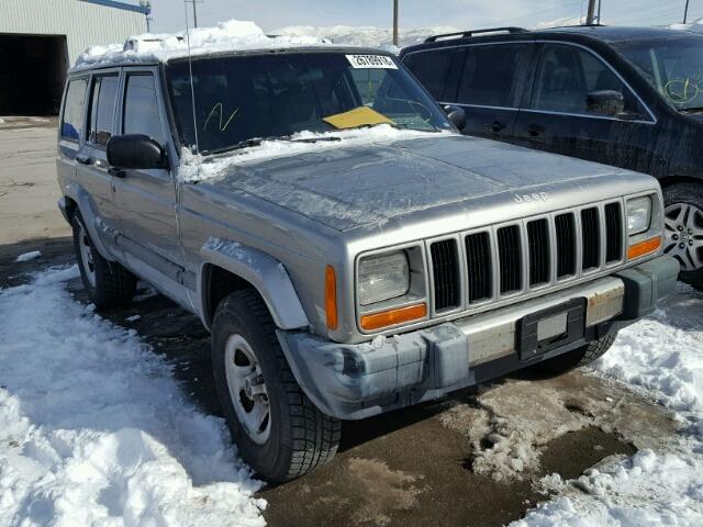 1J4FF48S91L605554 - 2001 JEEP CHEROKEE S SILVER photo 1