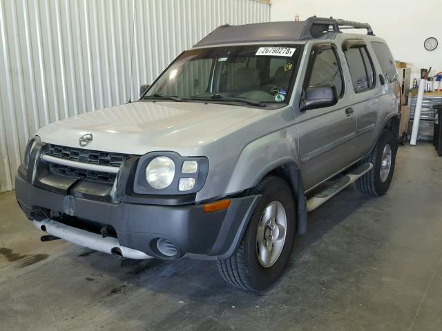 5N1ED28T82C531870 - 2002 NISSAN XTERRA XE SILVER photo 2