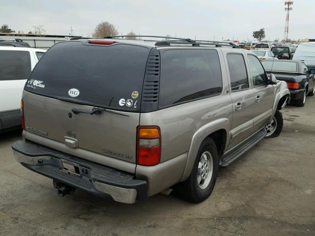 1GNFK16T61J302259 - 2001 CHEVROLET SUBURBAN K GRAY photo 4