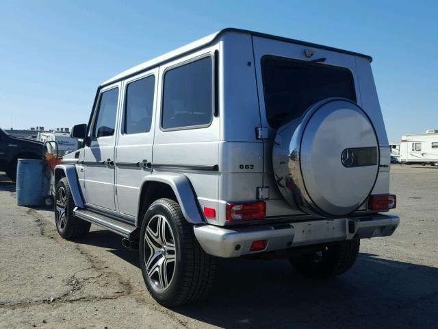 WDCYR49EX3X135569 - 2003 MERCEDES-BENZ G 500 SILVER photo 3