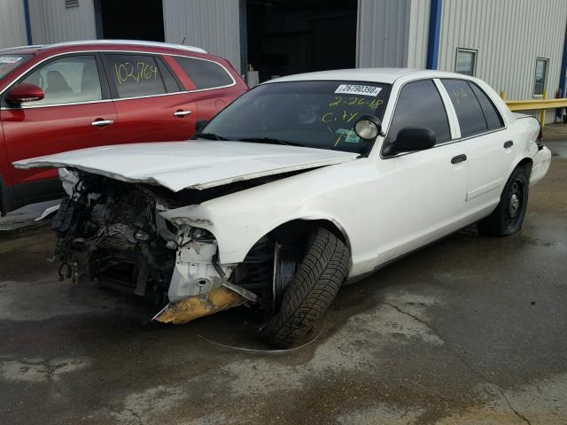 2FABP7BV9AX111550 - 2010 FORD CROWN VICT WHITE photo 2